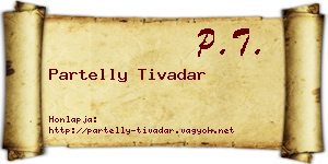 Partelly Tivadar névjegykártya